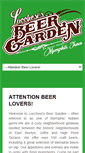 Mobile Screenshot of beergardenmemphis.com