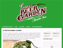 Tablet Screenshot of beergardenmemphis.com